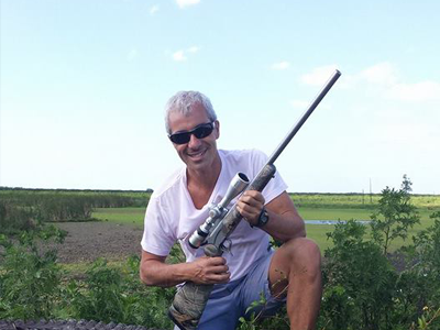 Alligator Hunting Florida lets you hunt gators with almost any weapon imaginable.  Call for details.